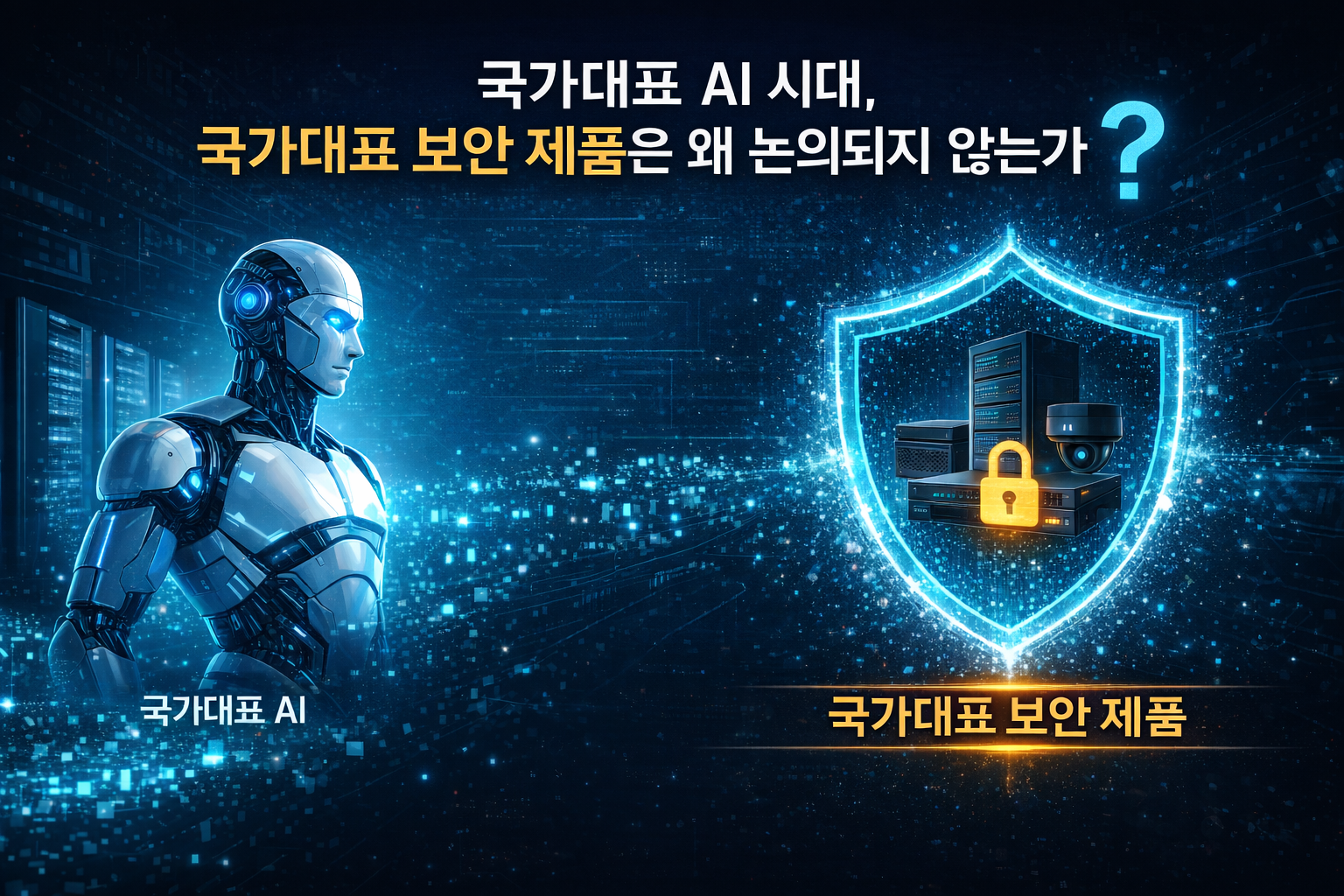 국가대표 AI 시대, 국가대표 보안 제품 논의가 필요한 이유
