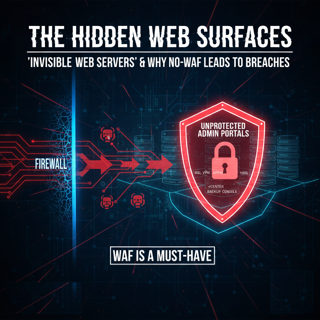 ‘웹서버인 줄 모르는’ 보안·인프라 장비들 — WAF 없이 운영하면 왜 사고로 이어질까
