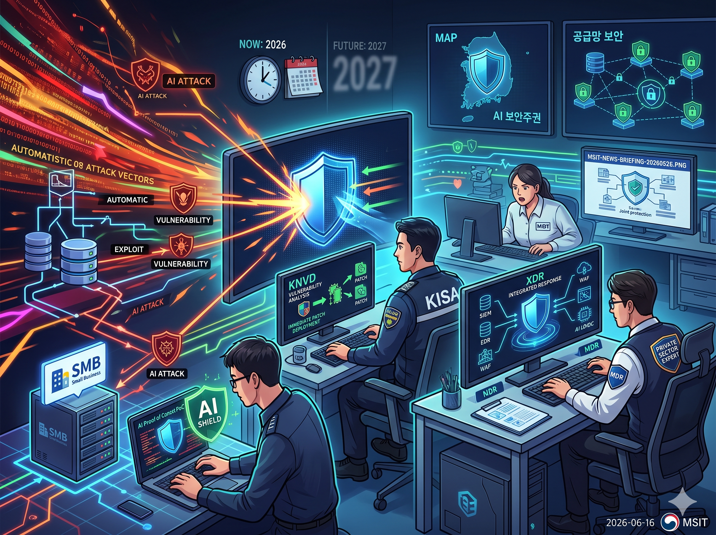AI 사이버위협, 2027년을 기다릴 수 없다: 지금 작동하는 AI 방어체계가 필요하다