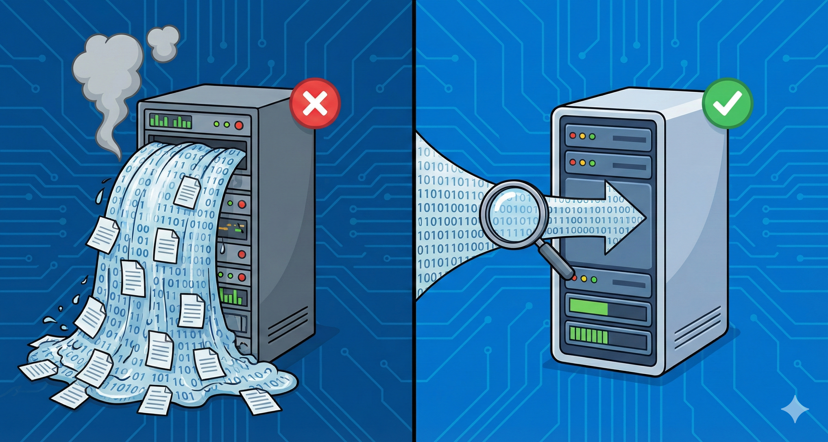 Q18. Sysmon과 감사 로그를 켜면 로그 폭증으로 인한 부하와 용량 문제가 발생하지는 않나요?