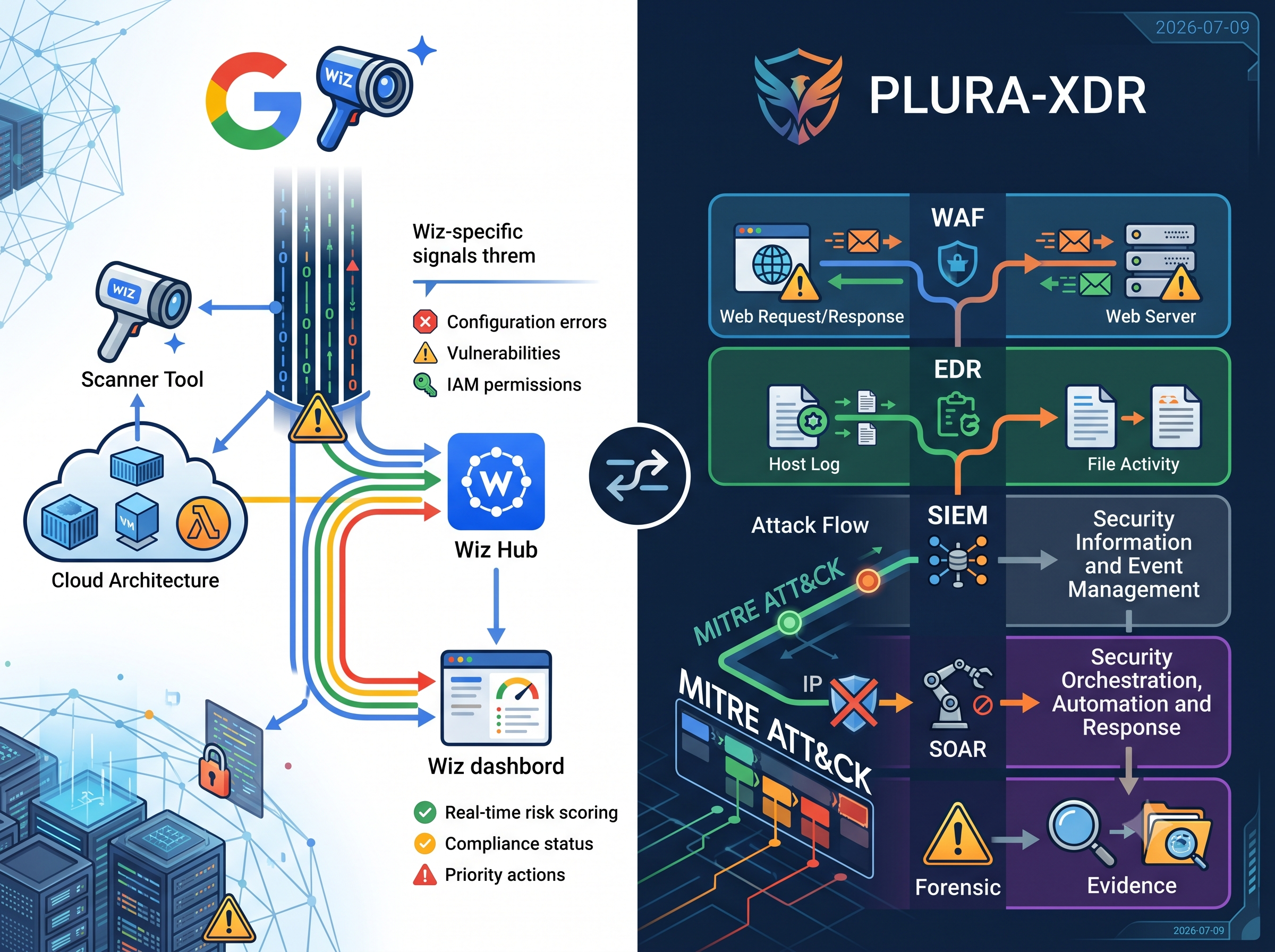 Google Wiz와 PLURA-XDR, 무엇이 어떻게 다른가?